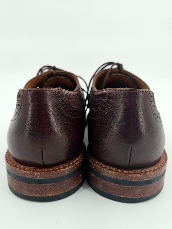 Beckett Simonon Wingtip Brogue Oxford Brown Leather Dress Shoes Men\'s Size 12
